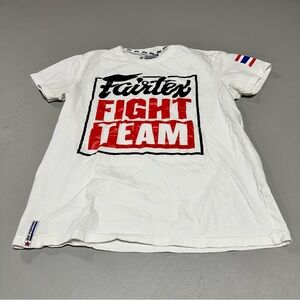 Fairtex Thailand Fight Team T-Shirt - Mens Medium - White